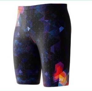 361° Swim Jammers for Men, Pro Racing Training Swimsuit, Chlorine Resistan